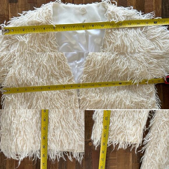 Helmut Lang Wool-Blend Fringe Coat, Size XS - Picture 7 of 10